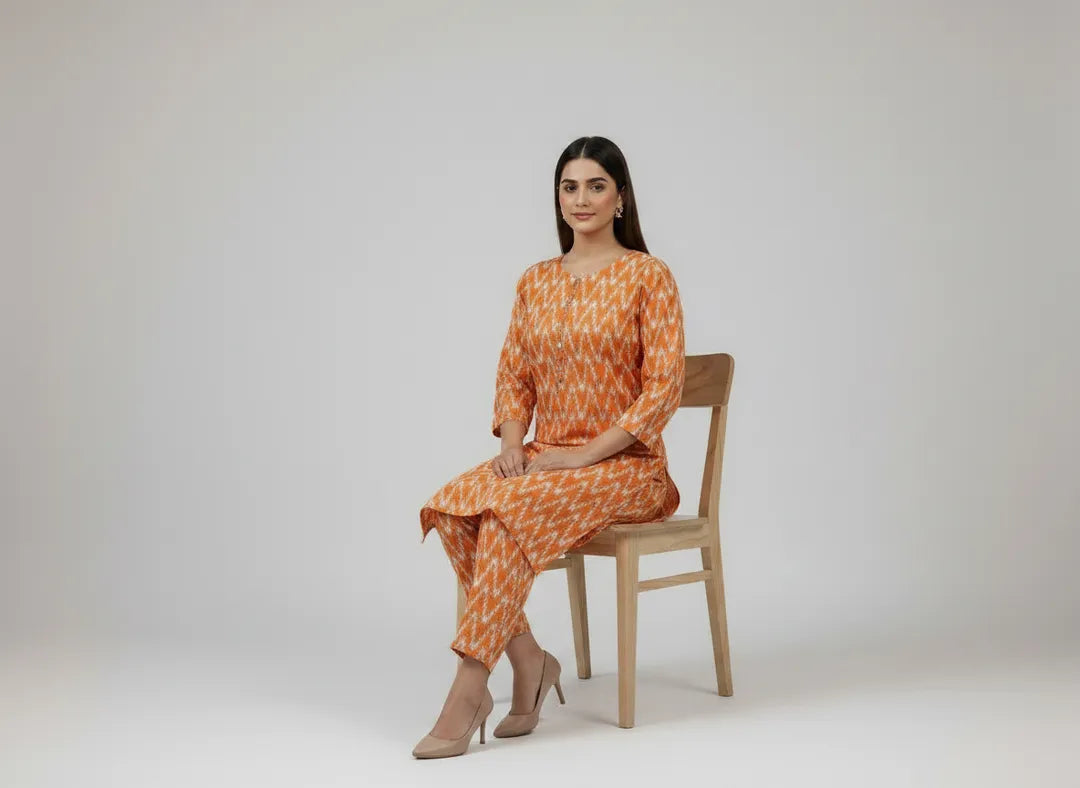 Stylish 2 Pcs Women's Unstitched Printed Suit