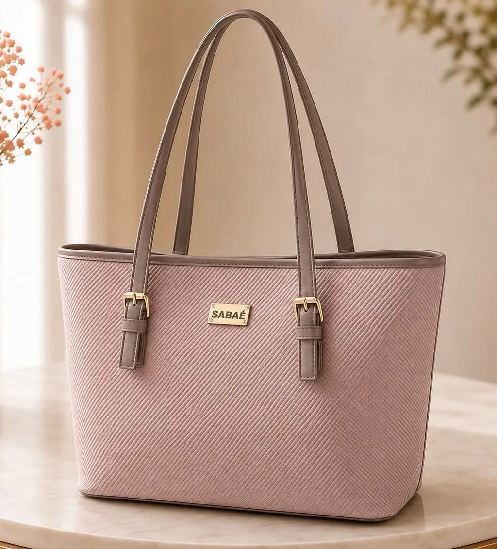 Zara Tote Bag High Quality Bag | Pink