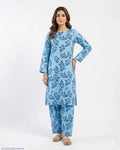 2 Pcs Women's Unstitched Printed Suit